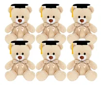 Comprar Peluches Mayoreo 6 Pza Oso Osito Teo Graduado Pelucheria