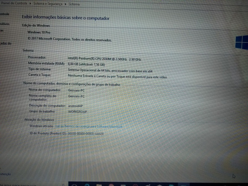 Notebook Lenovo