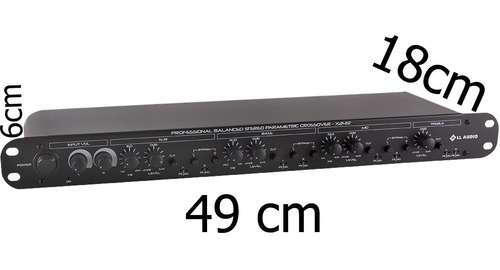 Imagem 2 de 6 de Crossover Processador Profissional Ll Áudio 4 Vias X24st Nca