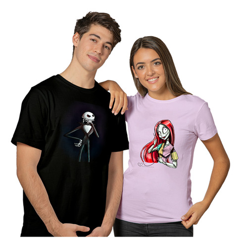 Playera Pareja Duo Diseño De Pelicula Pareja