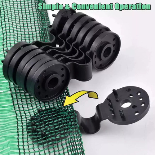 R Conector Bridge Clip Para Pantalla Sombrite, 50 Unidades