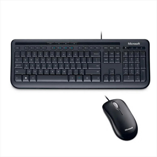 Teclado Y Mouse Microsoft Wired 600 Desktop Usb En Español