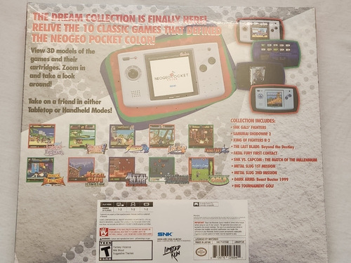 Imagen 2 de 2 de Neogeo Pocket Color, Selection Vol. 1,limited Run.
