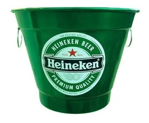 Balde Cerveja Gelo 6,5litros Personalizado Heinek Cor Verde-escuro Heineken
