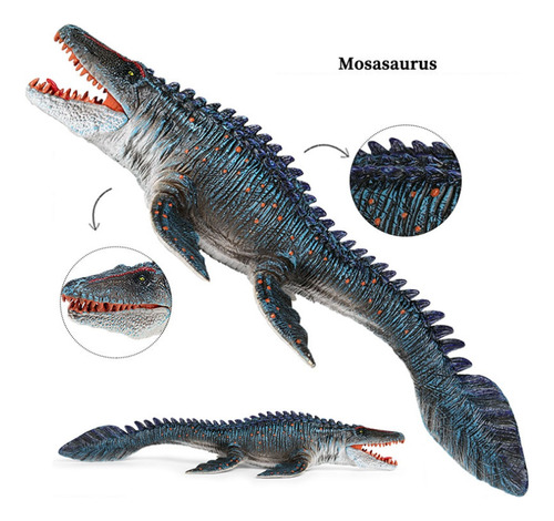 Juguete De Dinosaurio, Mosasaurus, La Boca Puede Mover