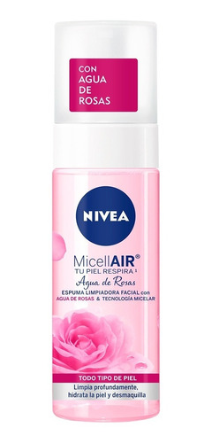 Espuma Facial Limpiadora Nivea Con Agua De Rosas - 150ml