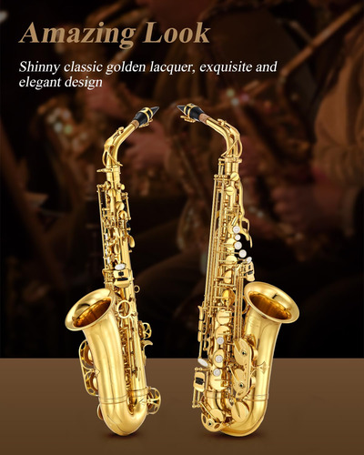 Saxofón Alto Estudiantil Eastar As-? En Mi Bemol Con