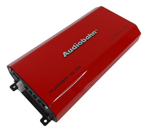 Audiobahn Amplificador Clase D 1 Canal Murder1d 2400w Color Rojo