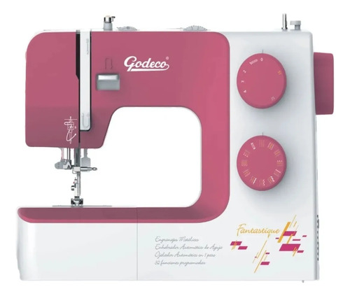 Maquina De Coser Godeco Fantastique Bordó (Usado)