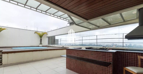 Imagem 12 de 15 de Cobertura Duplex Com 5 Dormitórios, 3 Suites E 4 Vagas No Morumbi - Br33139