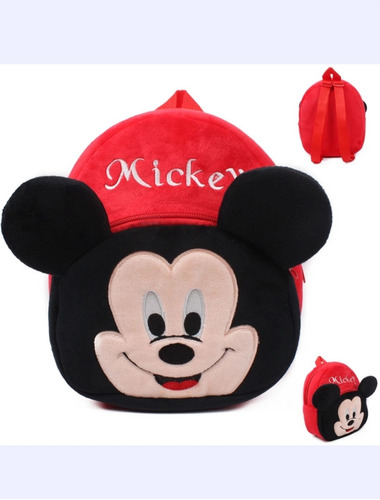 Mochila Infantil Mickey De 23cm Pre Escolar, Jardín Salacuna