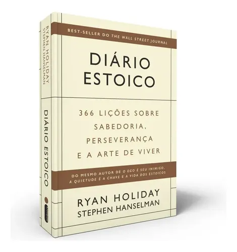 Livro Diário Estoico 366 Lições Ryan Holiday Intrínseca