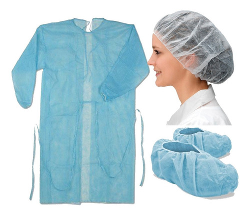 Equipamiento Sanitario Camisolin Cofia Cubrebota Desechable