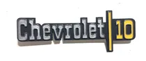 Comprar Insignia Lateral Chevrolet Pick Up Brava C\u002F10 Original Metal