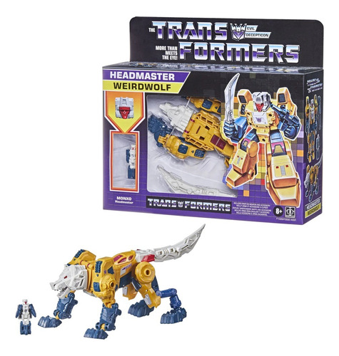 Transformers Retro G1 Headmaster Weirdwolf