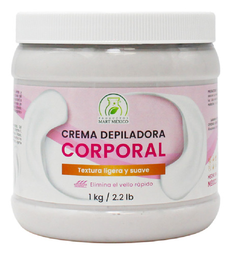 Crema Depiladora Corporal 1 Kilo