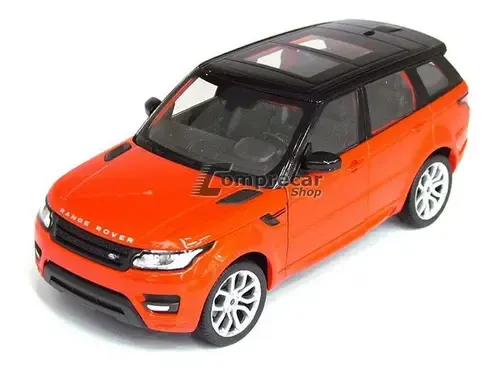 Miniatura Range Rover Sport Laranja Welly 1/24 | Parcelamento sem