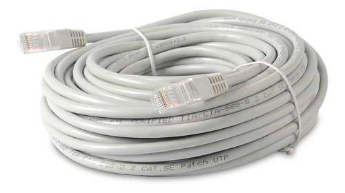 Imagen 1 de 4 de Cable De Red Lan Ethernet 20m Utp Rj-45 Internet Pc Consola
