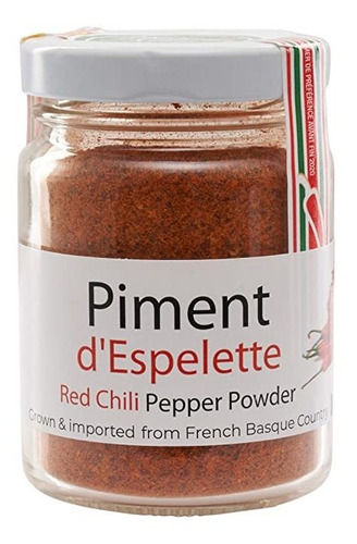 Piment D'espelette-red Chili Pepper Powder| 1.41oz Jar| Gorr