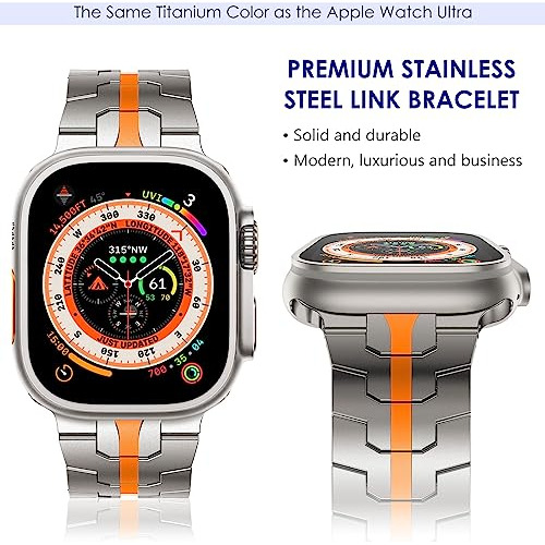 Malla Para Apple Watch Series 9/8/7/se Ultra 2 49mm Titanio2