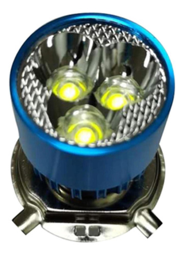 Foco Faro Delan Led H4 Azul Promoto 2 Pzas