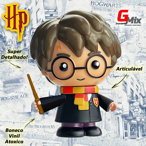 Super Coleção Bonecos Harry Potter Fandom Box Lider 12 Unid
