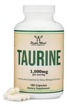 Comprar Taurina Taurine 1000mg 180 Capsulas Pre Workout Entreno