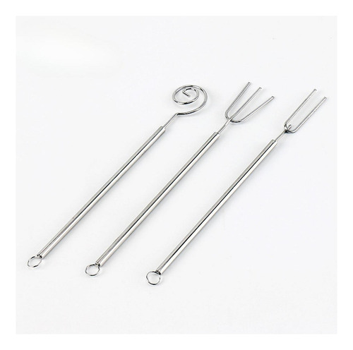 Tenedores Para Fondue, 3 Piezas, Herramienta Para Mojar,