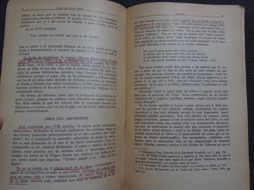 Libro De Buen Amor - Arcipreste De Hita (Usado)
