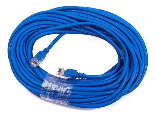 Cable LAN RJ45 20 metros Ethernet Red Cabezal Internet Entrega 48/72H a0877