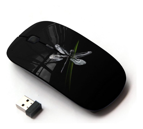 Koolmouse [mouse Inalámbrico Óptico 2.4g [libélula Bug Art G