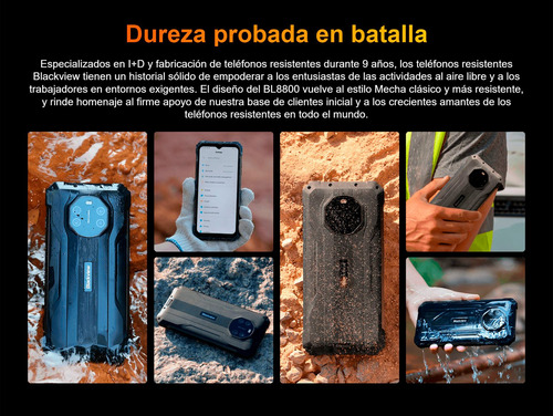 Blackview Bl8800 - Resistente Golpes Polvo Agua / Niños Tea