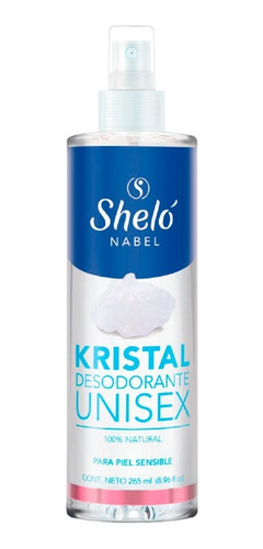 Imagen 1 de 4 de Desodorante Natural Unisex 265 Ml Sin Aroma Sales Minerales