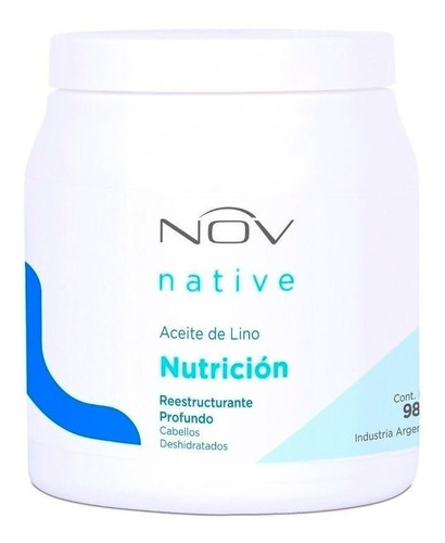 Baño De Crema Nutrición Nov Aceite De Lino X 980g