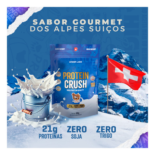 Whey Protein Crush Under Labz Coq10 Sabor Vitamina De Frutas