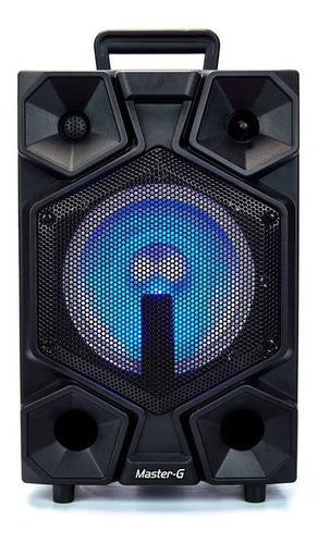 Imagen 3 de 5 de Parlante Master G Spb8b Karaoke Bluetooth Con Micrófono
