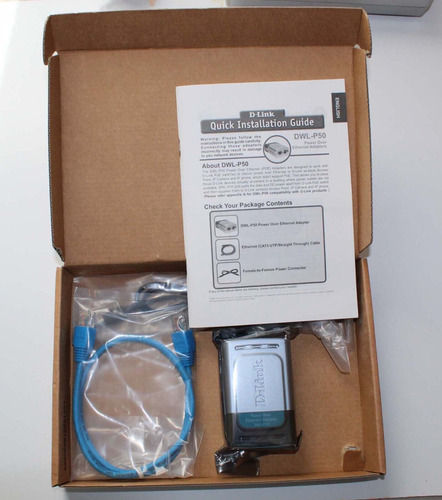 Adaptador Poe 802.af 5v/12v D-link Dwl-p50 /v /vc (Usado)