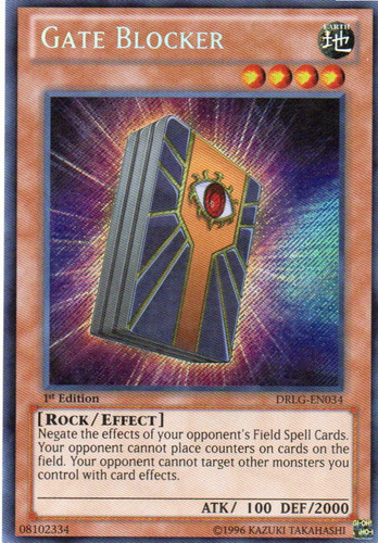Gate Blocker Carta Yugi DrLG-en034 Secret Rare