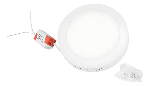 Luminario Led Circular Para Sobreponer Luz Fría 12w 1290