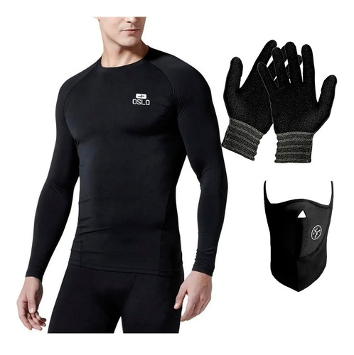 Conjunto Bajo Cero + Guantes + Cuello Respirador - Fas Motos