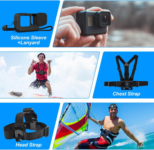 Kuptone Paquete De Accesorios 52 En 1 Para Gopro Hero 11/gop