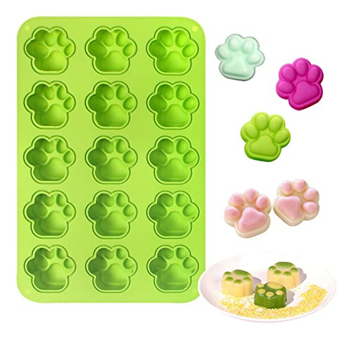 Moldes De Silicona Con Forma De Pata De Cachorro, Moldes Par