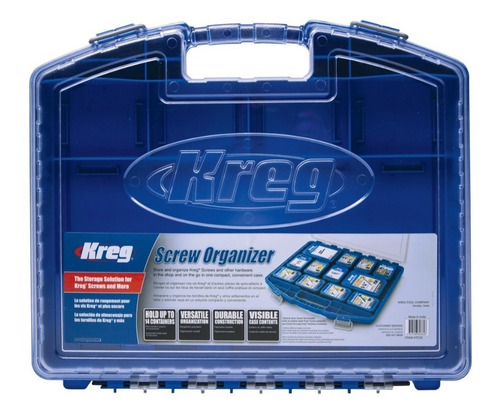 Organizador Caja Maleta De Tornillo Kreg Ktc25 102233