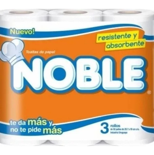 Rollo De Cocina Noble 40 Paños Packs X 3 9228 Rendipel 