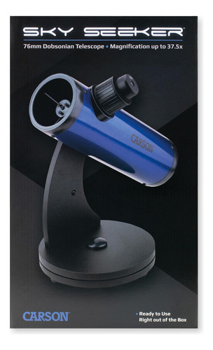 Telescopio Reflector Carson Skyseeker 15-37.5x Azul