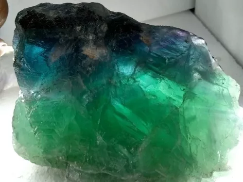 nadie Sin sentido Pedicab Fluorita Verde Mineral Bruto Espécimen 4.1 Kg Cuarzo Verde