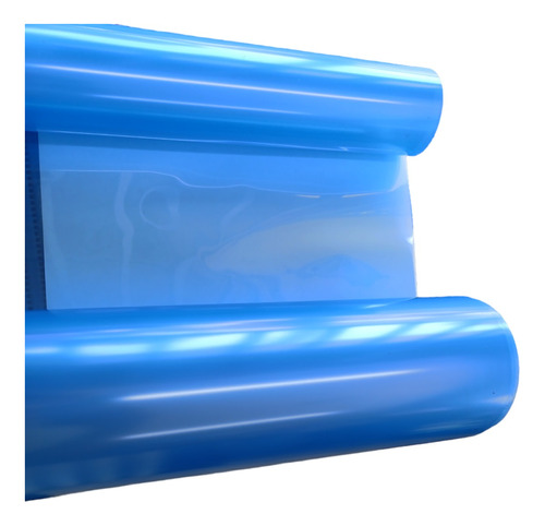 Película Decorativa Azul Mate 1.5m X 1m 