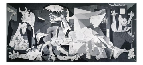 Cuadro Picasso Guernica En Lienzo Canvas Original Bastidor