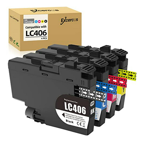 Tinta Compatible Con Brother Lc406 Para Mfc-j5855dw (marca)