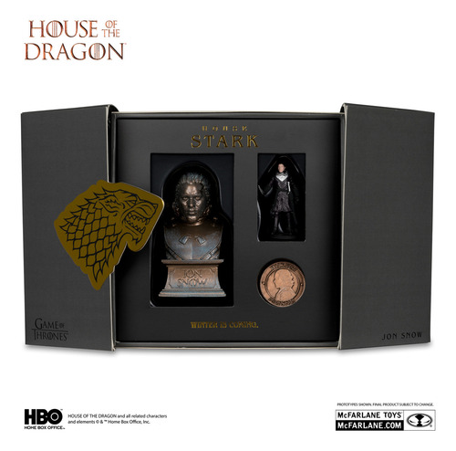 Caja De Coleccionista House Of The Dragon / Game Of Thrones - Jon Snow